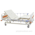 Cama ajustável para cuidados hospitalares com manual médico